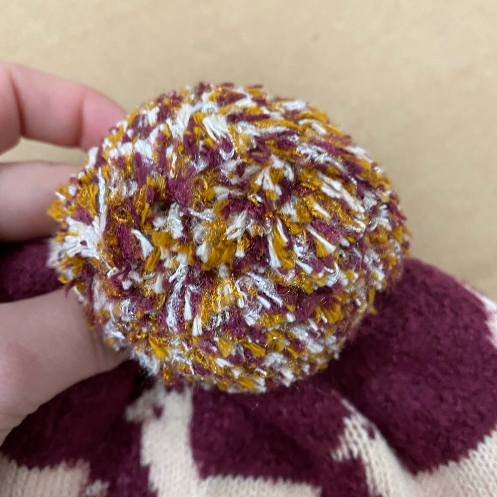 Free People Alpaca My Bags Pom Beanie Hat Nordic - Picture 3 of 5